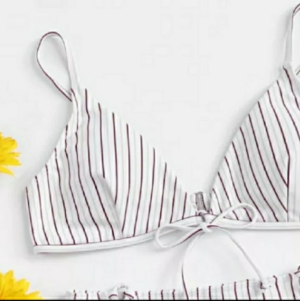 Venice stripe swim suit bikini - Picture 5 of 13